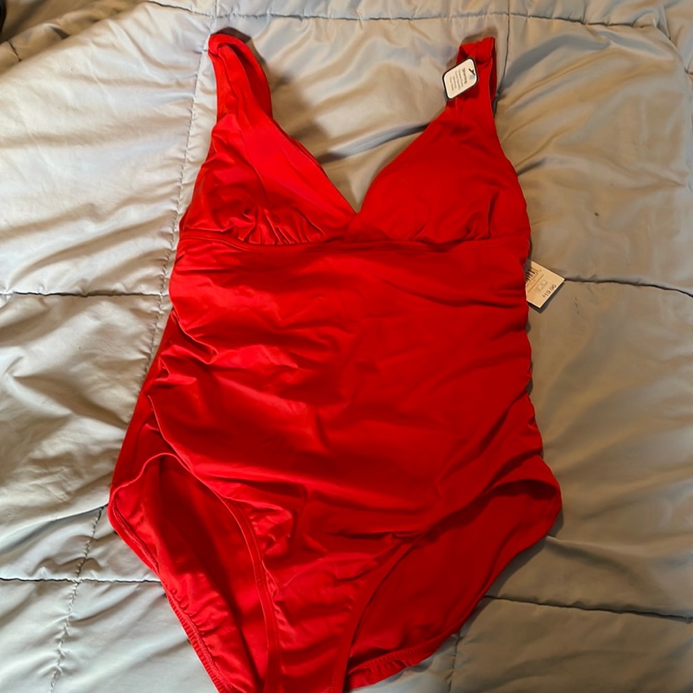 NWT Time and Tru one piece bathing suit